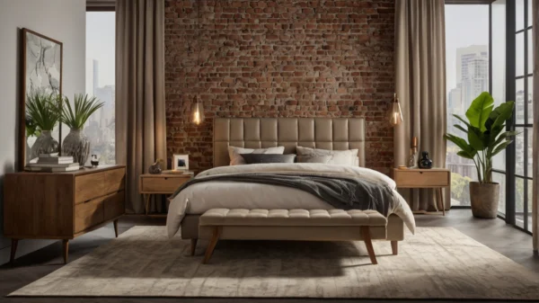 Urban Loft Tufted Upholstered Bed