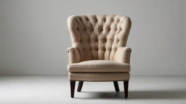 Traditional wingback chair